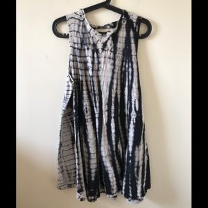 Tie-Dye Acid Print AKIRA Chicago Dress